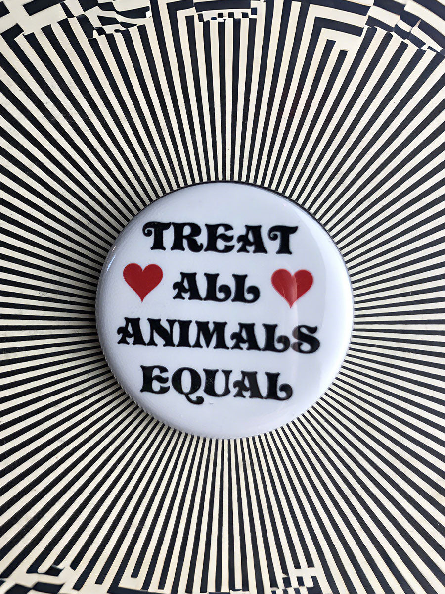"Treat all animals equally" badges