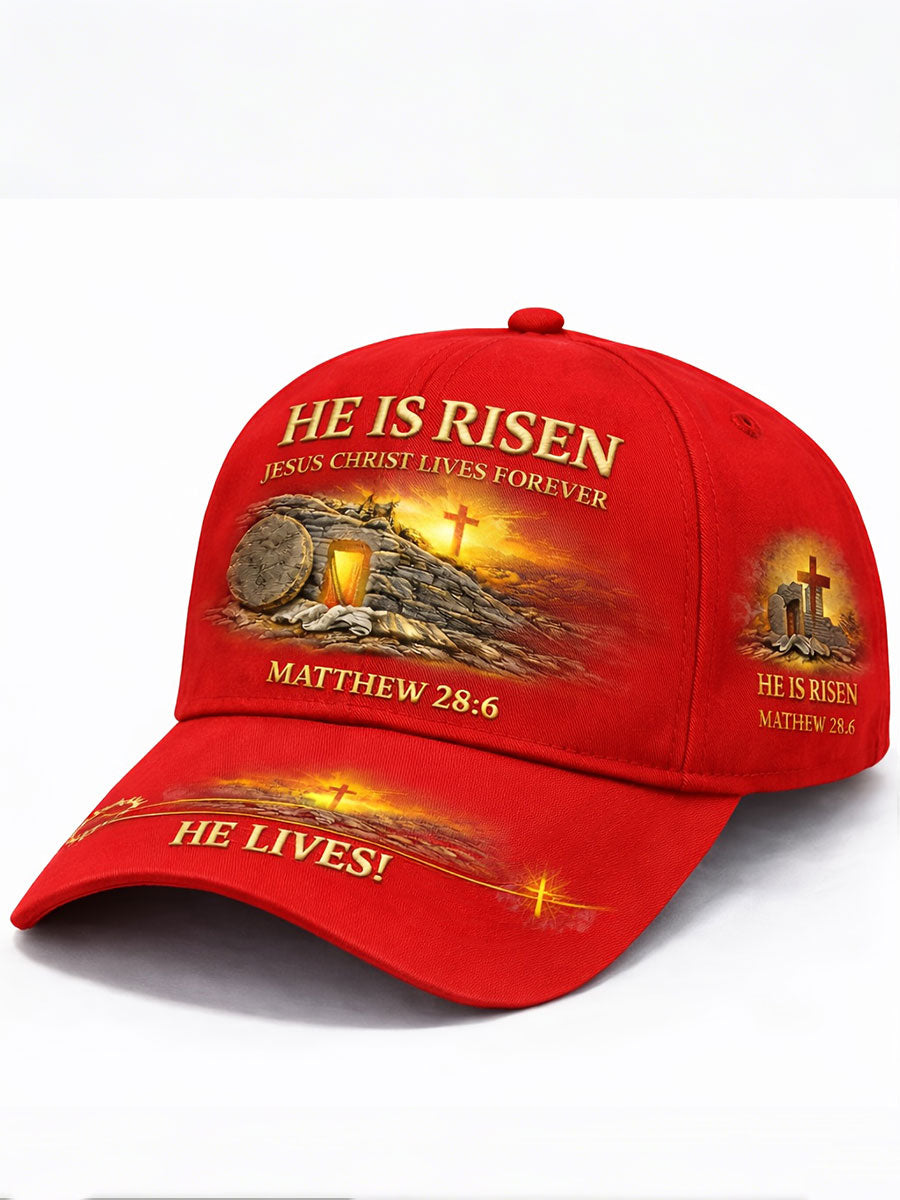 "He is risen" Vintage Unisex Hats
