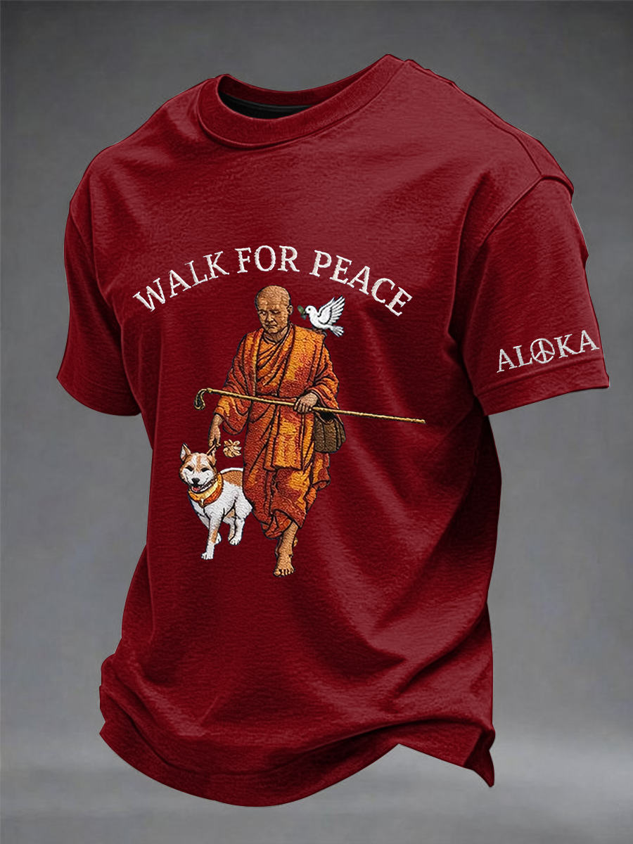 Men's Walk For Peace Short-sleeved T-shirt