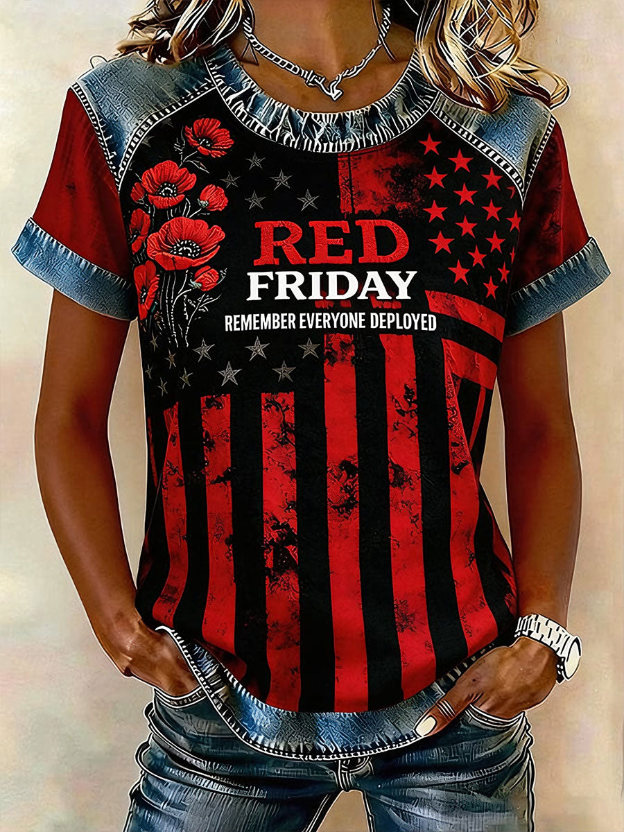 Women's RED Friday Tops