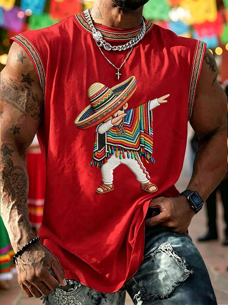 Men's Cinco de Mayo Printed Vest
