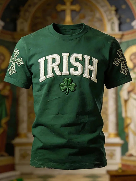 Men's St. Patrick's Day Printed Casual T-shirt