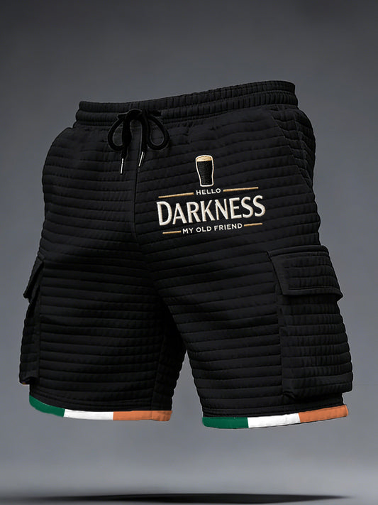 Men's Hello Darkness My Old Friend  Shorts