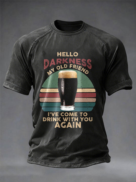 Men's Hello Darkness My Old Friend T-shirt
