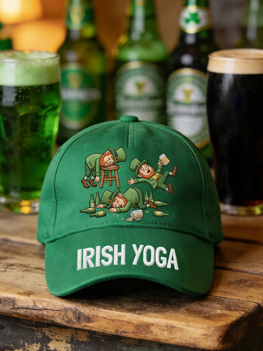 Unisex Funny St. Patrick's Day Irish Yoga Print Hat