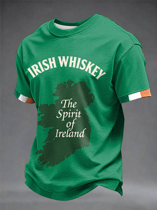 Men's Irish Whiskey The Spirit of Ireland short sleeves t-shirt