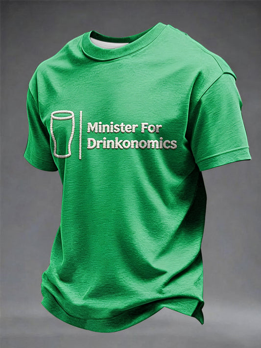 Men's Funny St.Patrick's Day Print short sleeves t-shirt