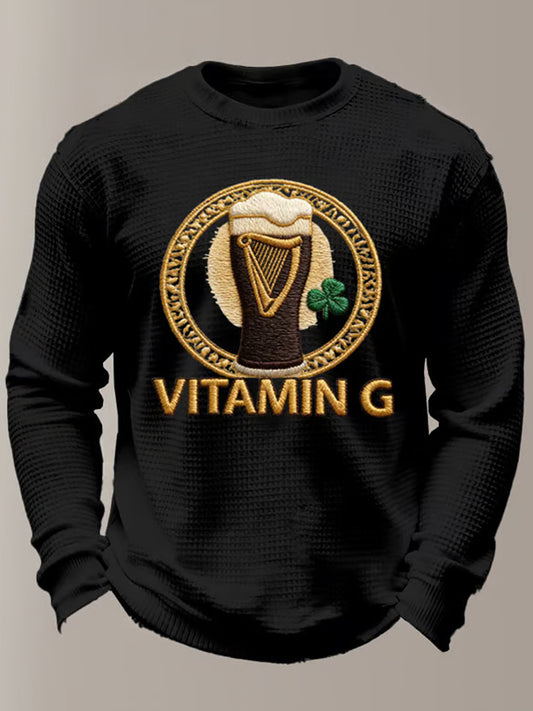 Men's St. Patrick's Day Printed Casual Top