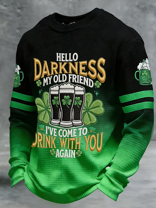 Men's St. Patrick's Day Printed Casual Top