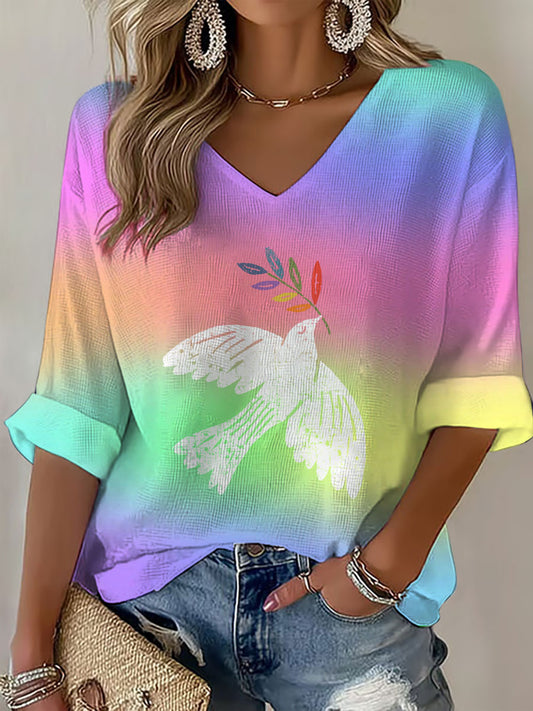 Women's Peace Long-Sleeve T-Shirt