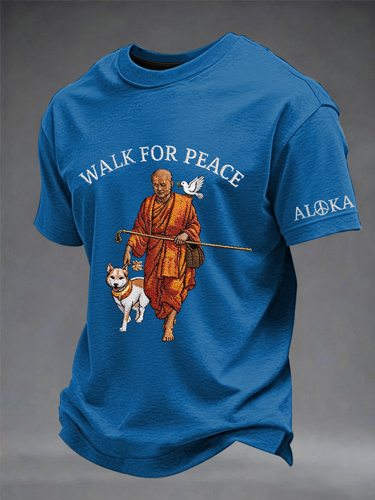 Men's Walk For Peace Short-sleeved T-shirt