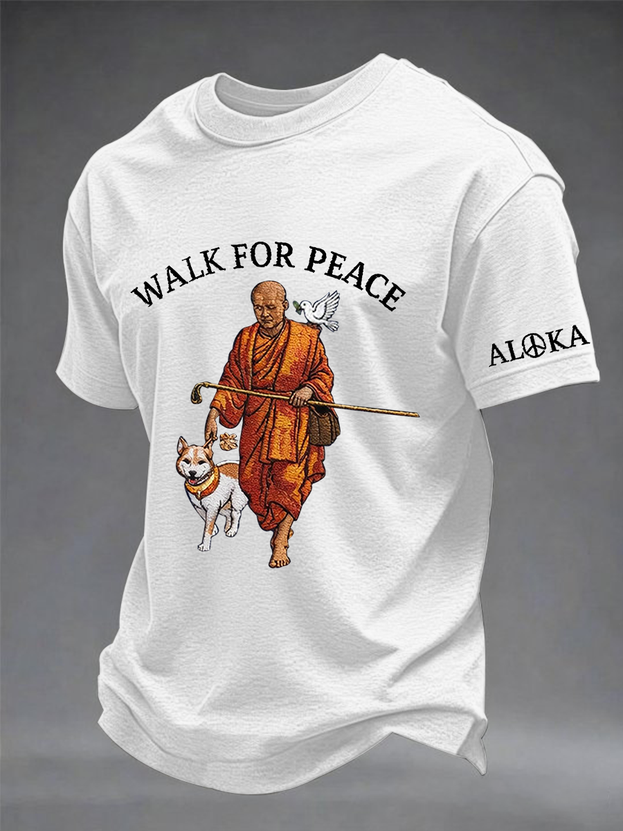 Men's Walk For Peace Short-sleeved T-shirt