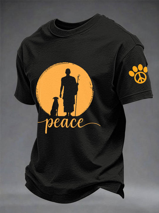 Men's Walk for Peace Short-sleeved T-shirt