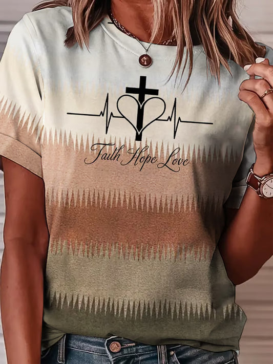 Women's Faith Printed T-shirt