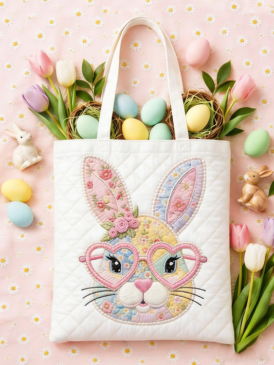 Easter Bunny Quilted Handbag