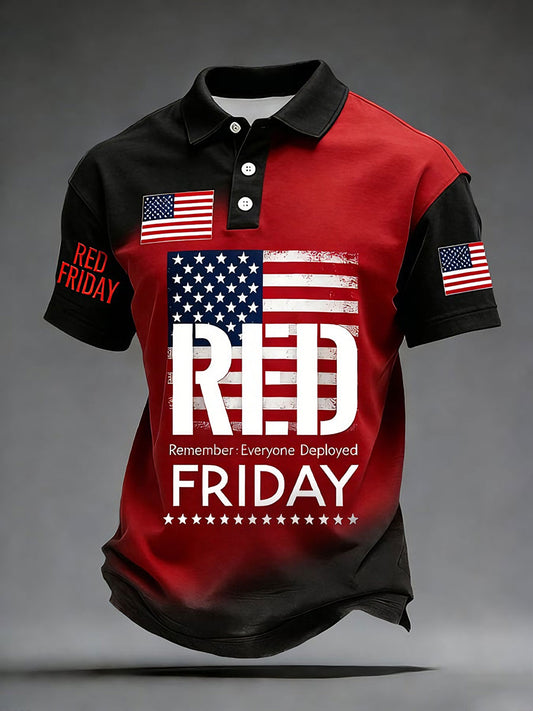 Men's RED Friday Tops