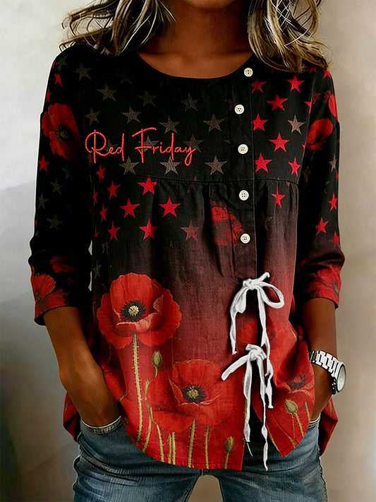 Women's RED Friday Tops