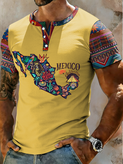 Men's Cinco De Mayo Printed short sleeve T-shirt