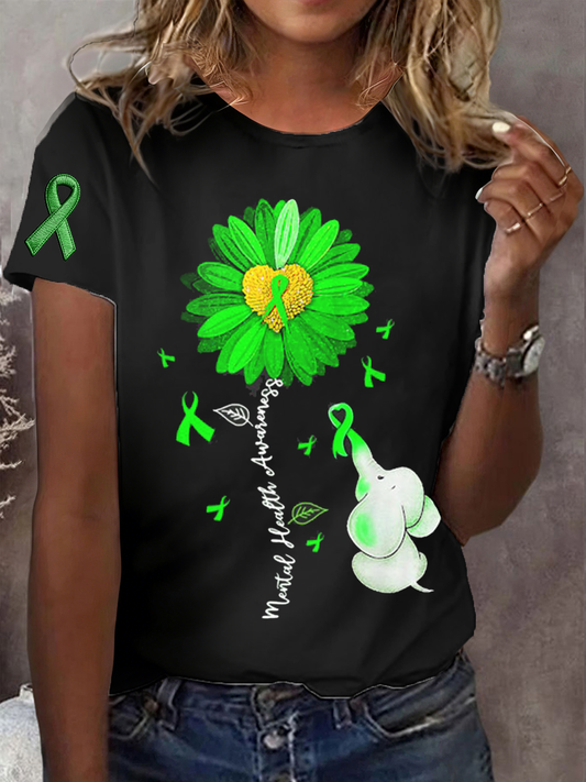 Women's Mental Health Awareness Short-sleeved T-shirt