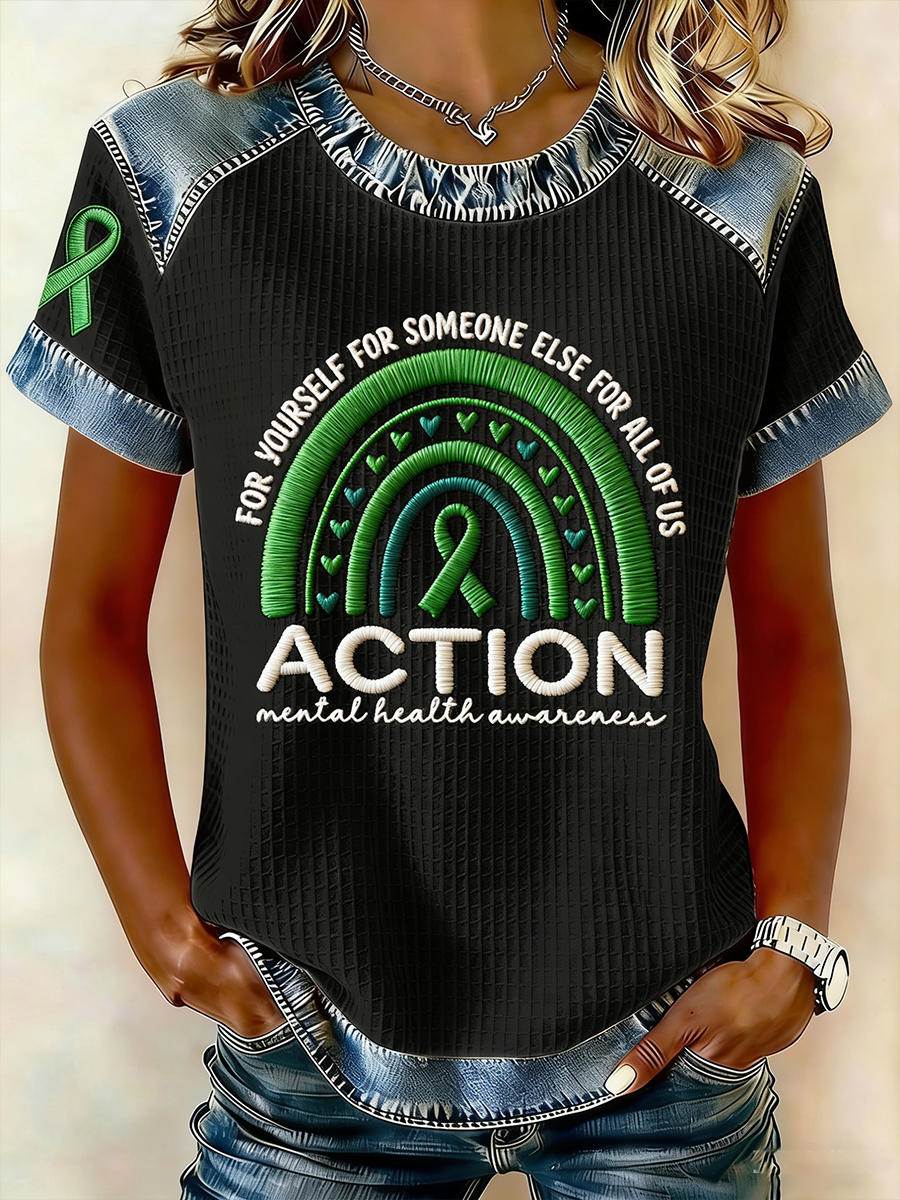 Women's Action: For Yourself For Someone Else For All Of Us Short Sleeved T-Shirt