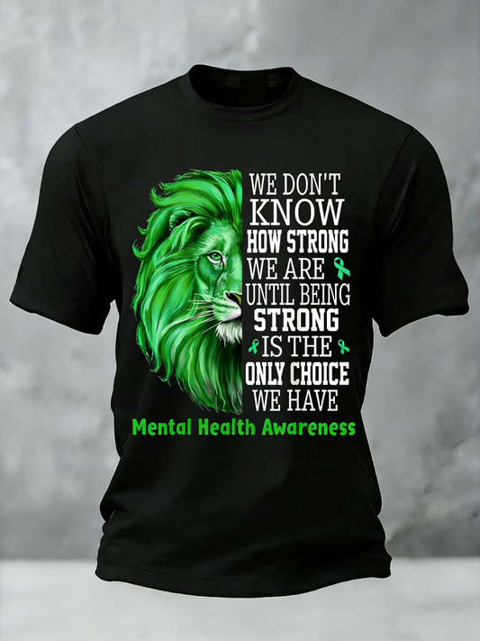 Men's Mental Health Awareness Short-sleeved T-shirt