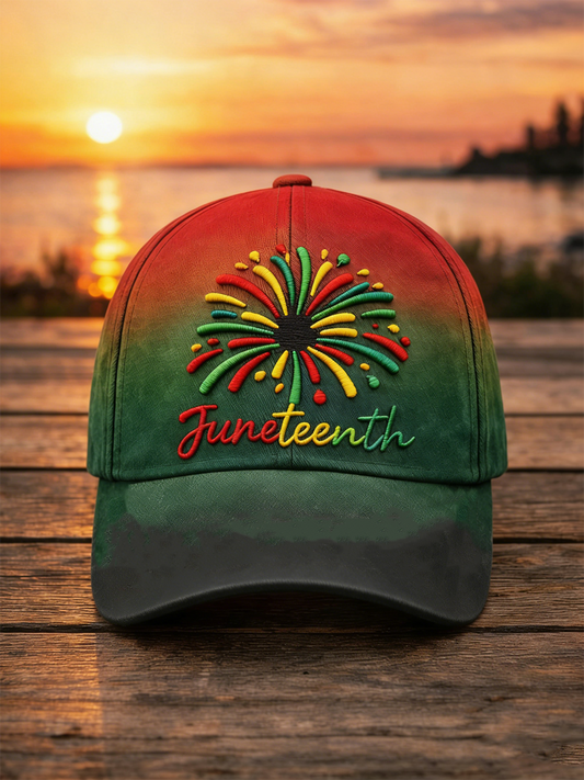 Unisex Juneteenth Commemorative Print Hat