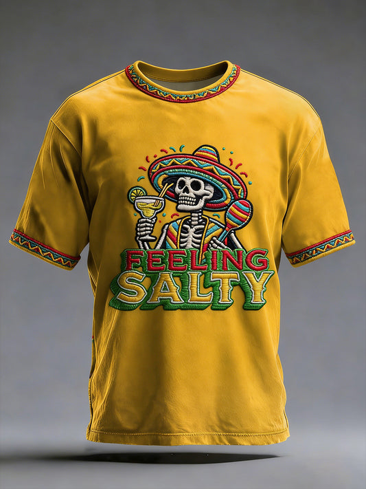 Men's Cinco de Mayo Print Casual T-Shirt