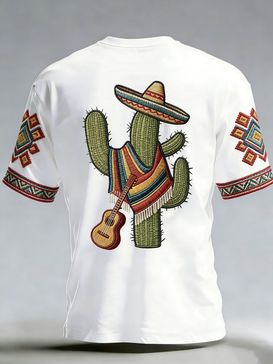 Men's Mexican May 5th Festival Art Print Commemorative T-Shirt