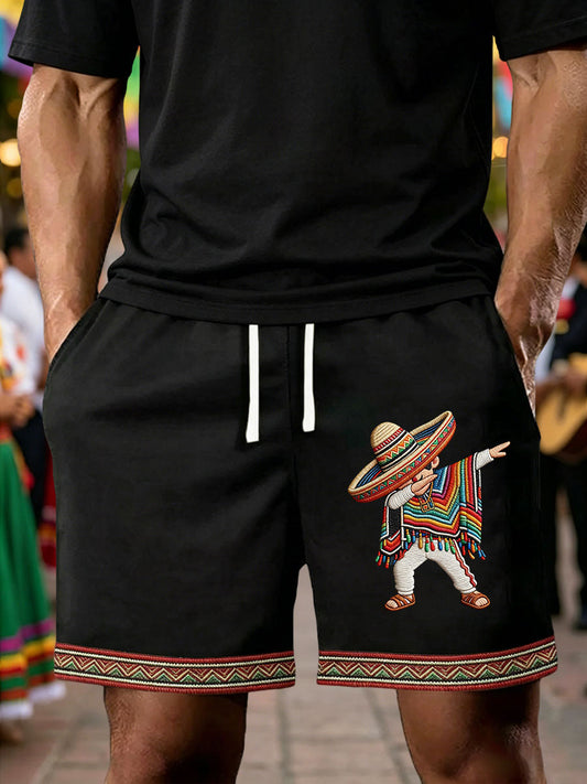 Men's Cinco de Mayo Printed Casual Shorts
