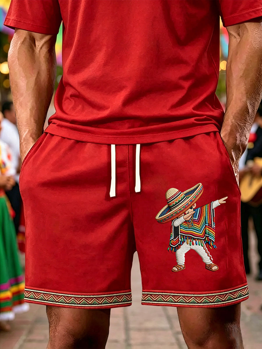 Men's Cinco de Mayo Printed Casual Shorts