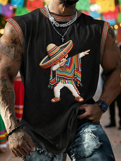 Men's Cinco de Mayo Printed Vest