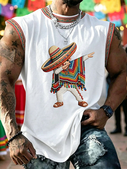 Men's Cinco de Mayo Printed Vest