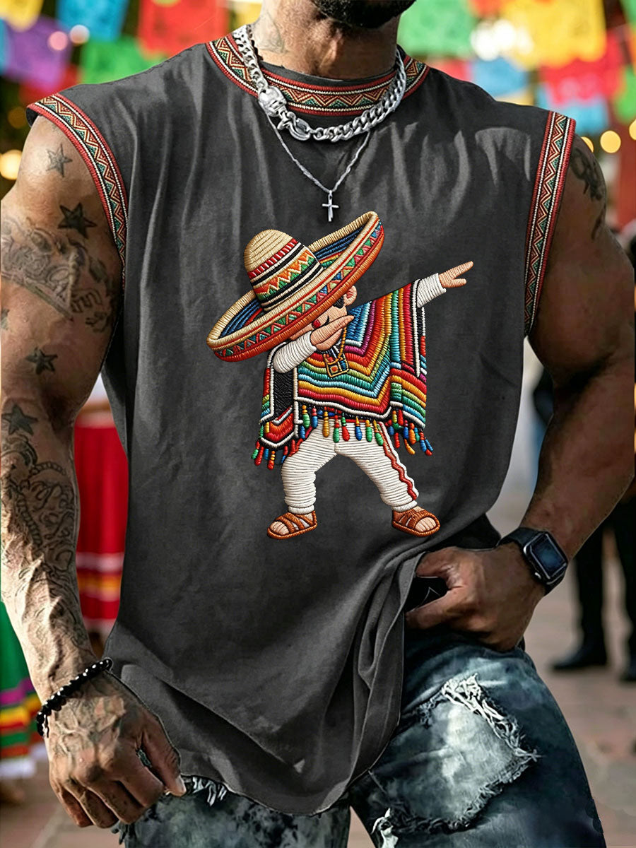 Men's Cinco de Mayo Printed Vest