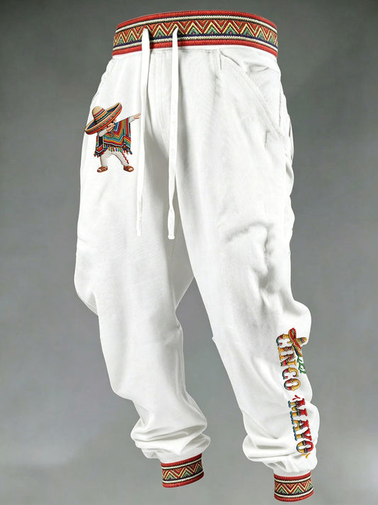 Men's Cinco de Mayo Print Casual Pants