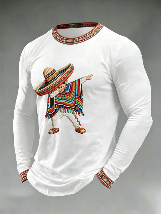 Men's Cinco de Mayo Printed Casual T-Shirt