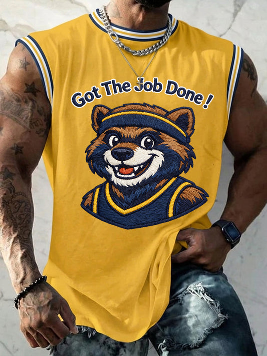 Men's Got The Job Done Celebrate 2026 College Basketball Champions Print Casual Tank Top