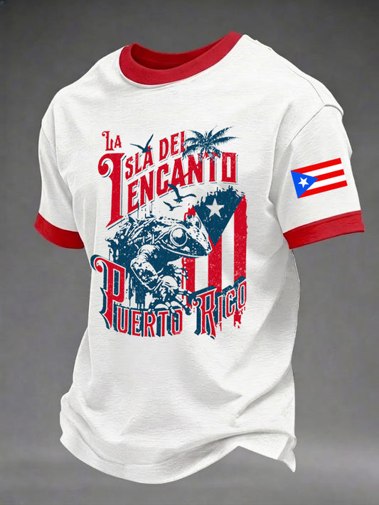 Men's Puerto Rico Printed T-shirt