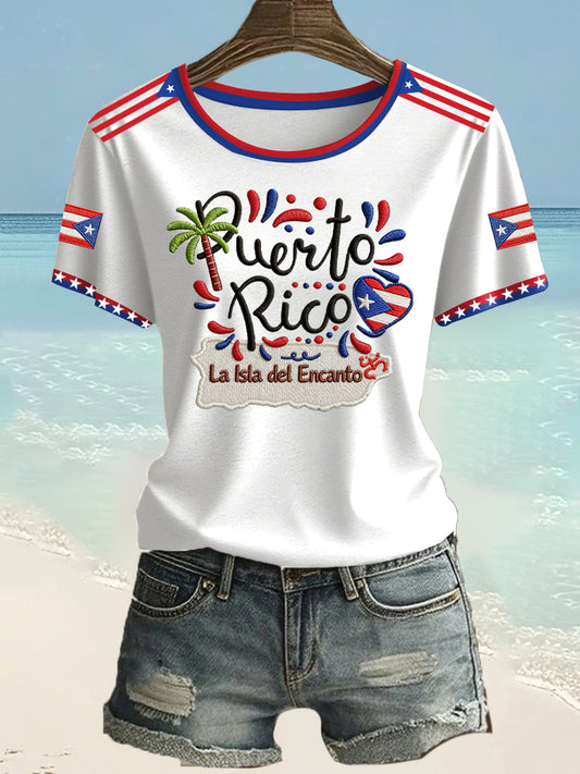 Women's Puerto Rico Printed T-shirt