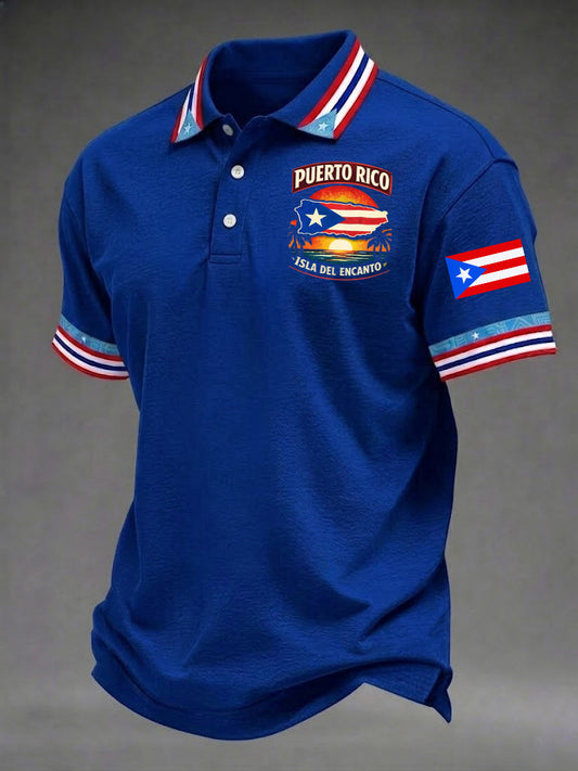 Men's Puerto Rico Printed Shirt
