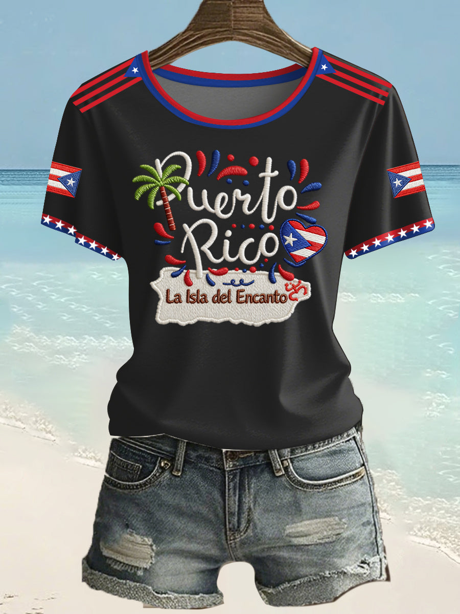 Women's Puerto Rico Printed T-shirt