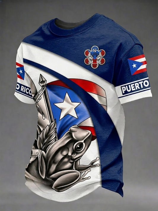 Men's Puerto Rico Printed T-shirt