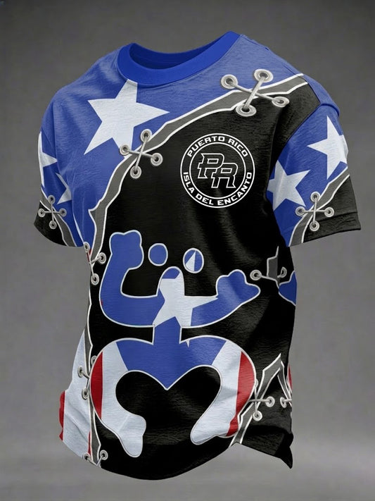 Men's Puerto Rico Printed T-shirt