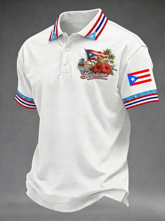Men's Puerto Rico Printed Shirt