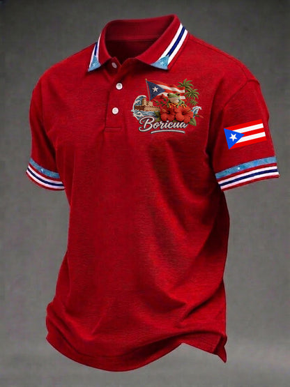 Men's Puerto Rico Printed Shirt