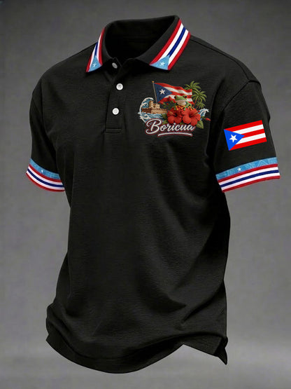 Men's Puerto Rico Printed Shirt