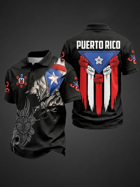 Men's Puerto Rico Printed Shirt