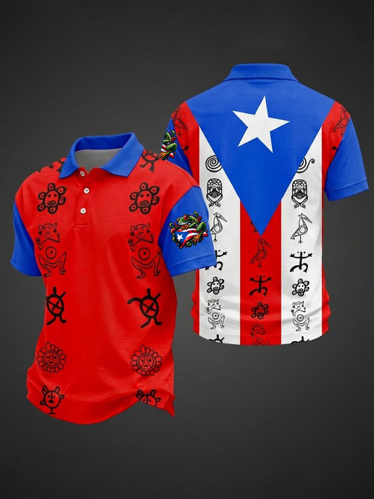 Men's Puerto Rico Printed Shirt