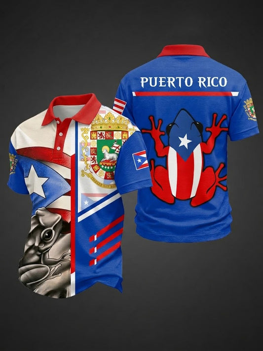Men's Puerto Rico Printed Shirt
