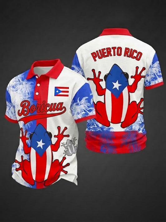 Men's Puerto Rico Printed Shirt